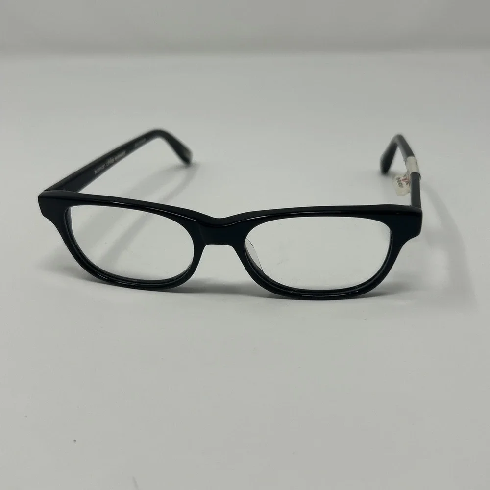 NWT Norman Childs EVA Eyeglass 48-16-135 Unisex Kid Black Frames